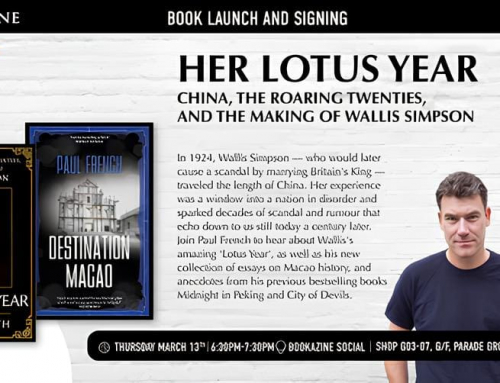 Book launch and signing with Paul French, 13th March